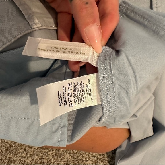 Ann Taylor LOFT Slim Ankle Chino Pant in Light Blue, Size 4 - Picture 11 of 11